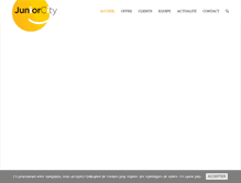 Tablet Screenshot of juniorcity.fr
